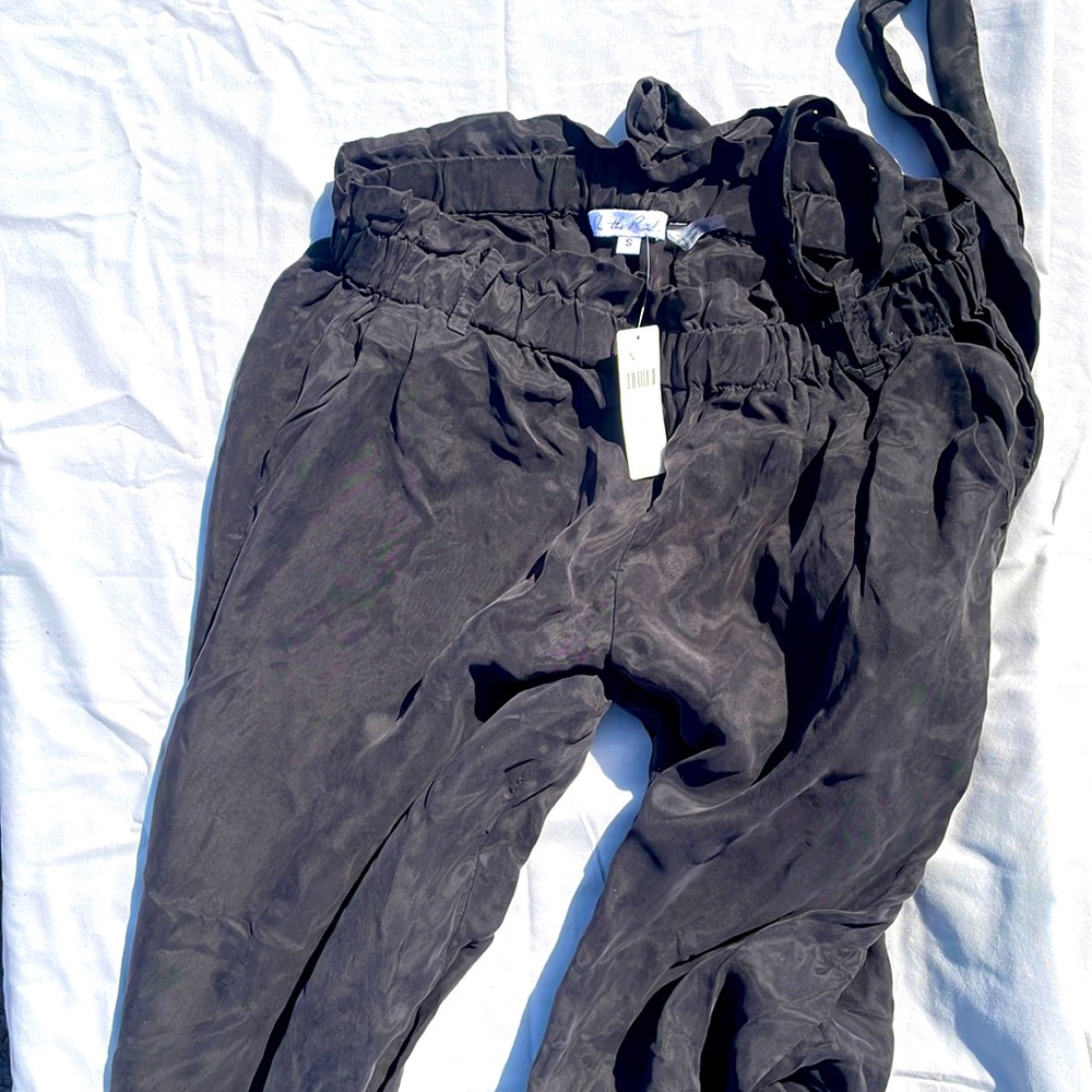 Anthropologie casual silk pants